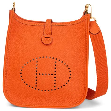 hermes evelyne 16 orange|Hermes evelyne tpm price 2023.